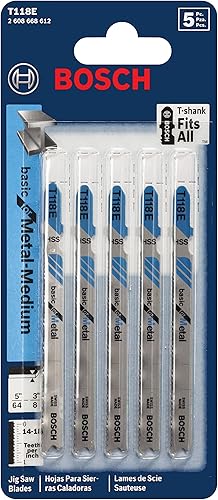 Miniatura 9 de BOSCH T123X3 3 piezas 4 pulgadas 10-24P TPI Progressor para hojas de sierra caladora de metal con vástago en T (paquete de 2)