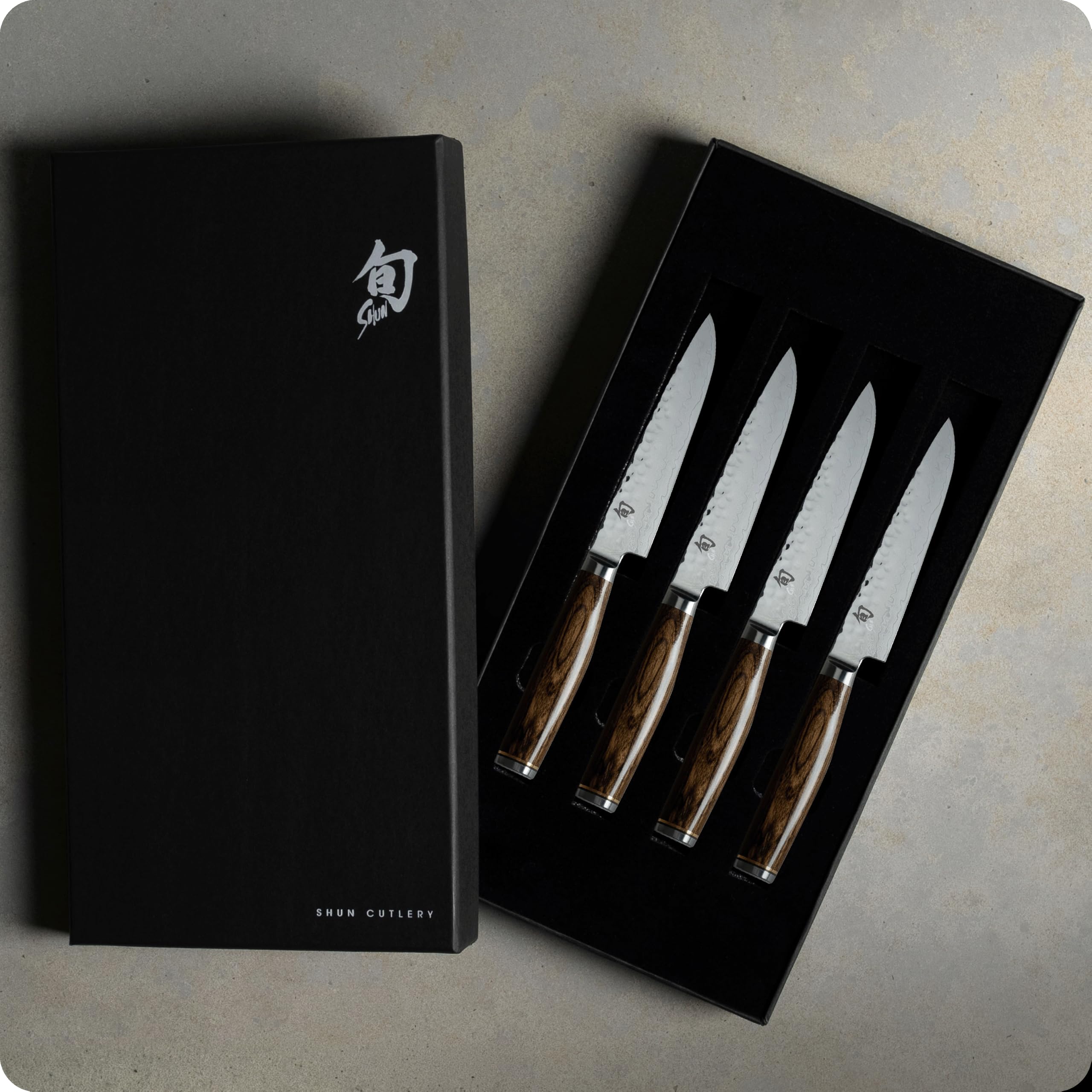 Amazon.co.jp: Shun TDMS0400 Premier 4-Piece Steak Knife Set