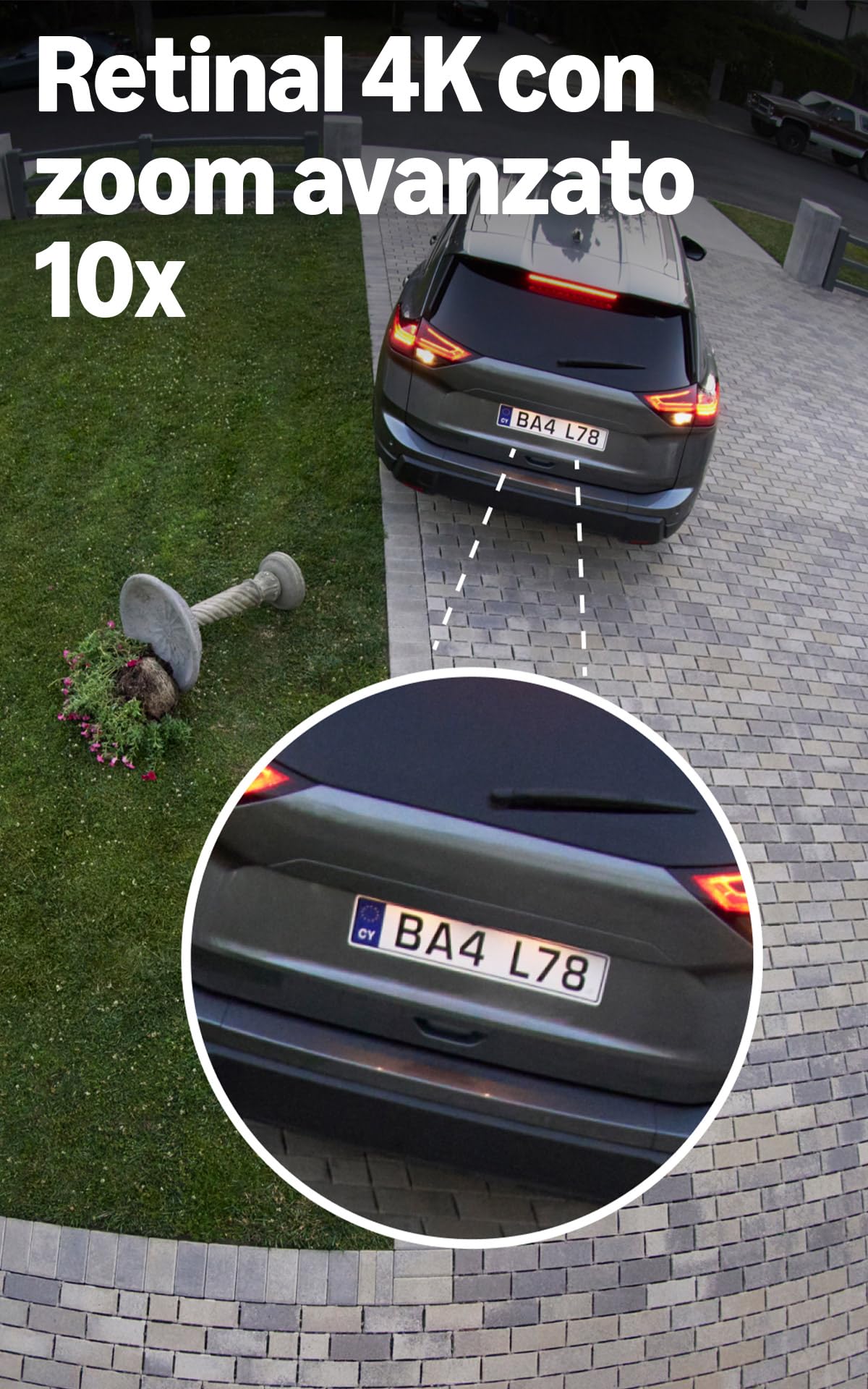 Ring Videocamera esterna Pro Power over Ethernet (Outdoor Camera Pro, ultimo modello) | Videocamera di sicurezza | Retinal 4K, zoom avanzato 10x | Prova gratuita di 30 giorni piano d'abbonamento Ring