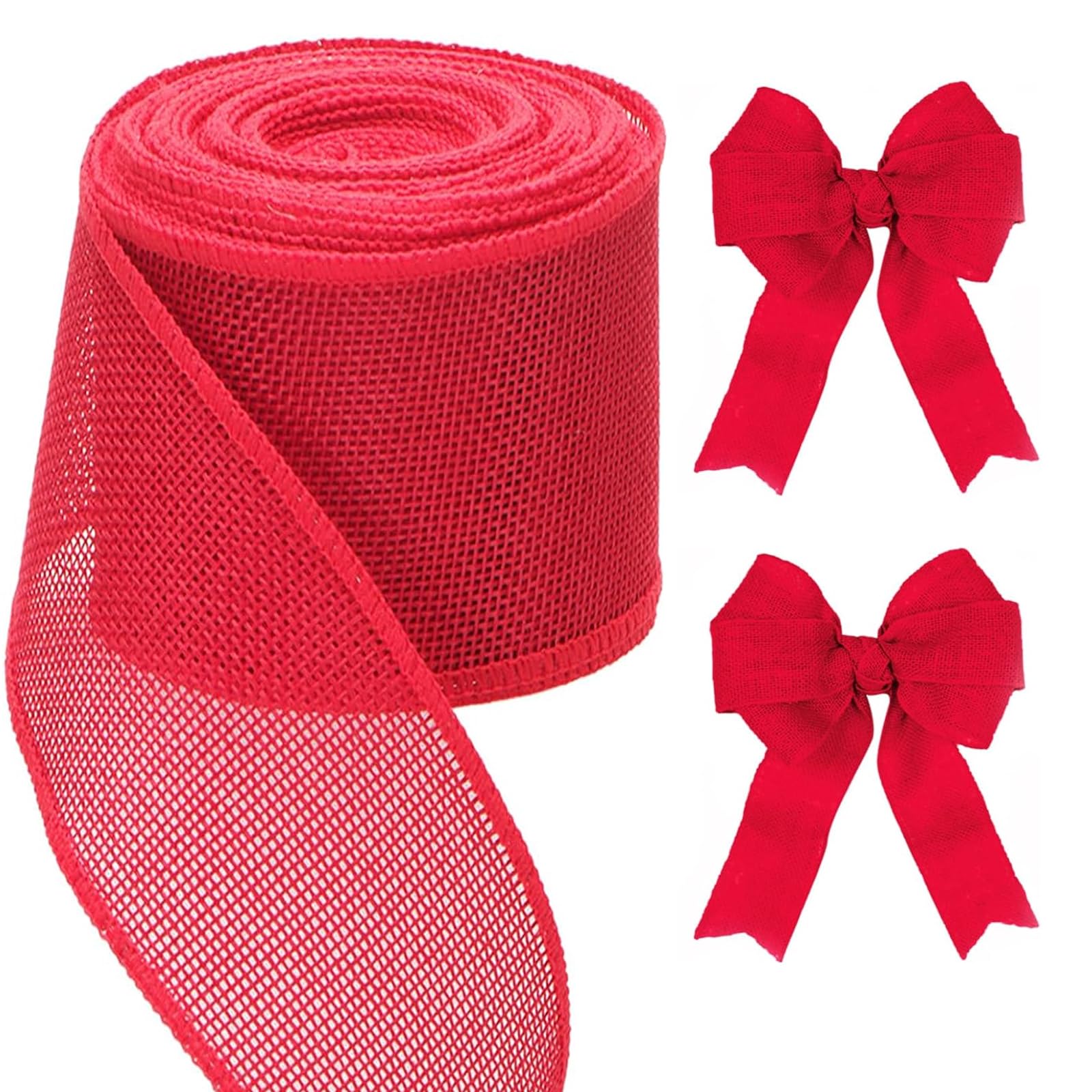 Kerstlint geruit lint met bruin 15mm 20m