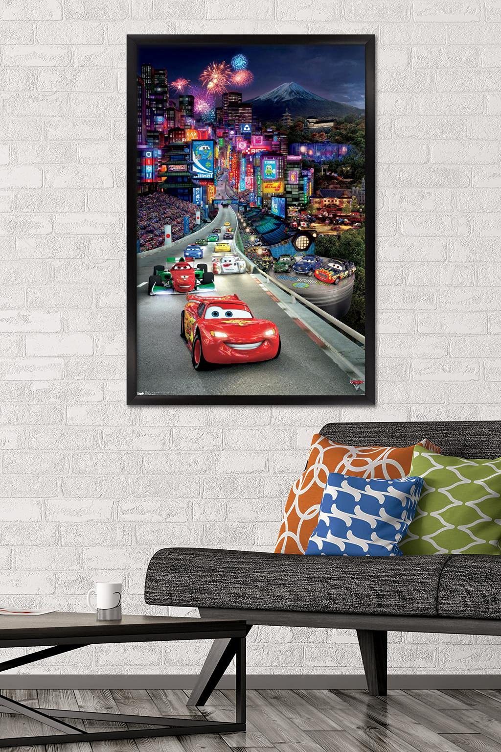 Amazon.com: Disney Pixar Cars 2 - Triptych 1 Wall Poster, 34L x