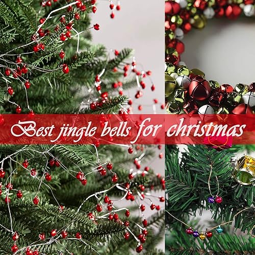 Miniatura 2 de 300 cascabeles con caja de almacenamiento, mini campanas pequeñas, campanas de manualidades, campanas de bricolaje para corona, Navidad, decoración