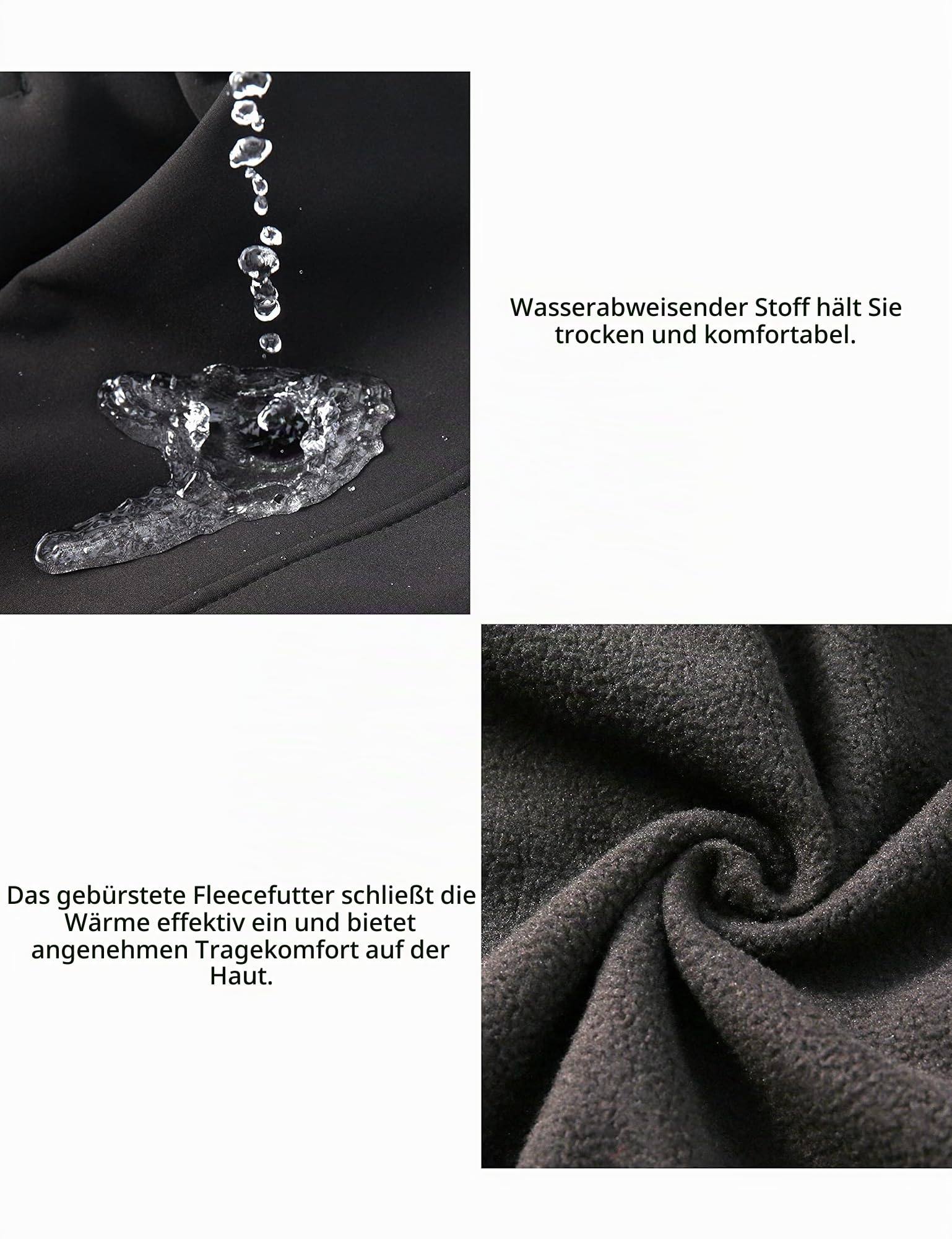 Little Donkey Andy Herren Winter Wanderhose Skihose Trekkinghose Snowboardhose, Softshell-Hose, Fleecegefüttert und wasserabweisend