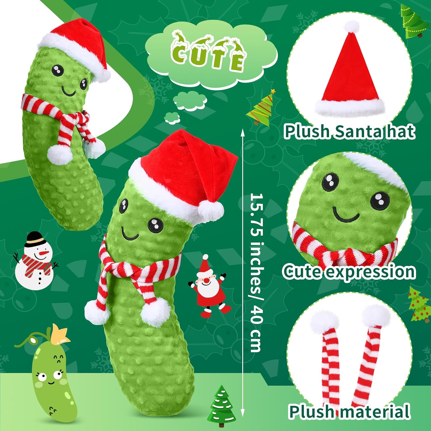 Christmas Pillow Stuffed Gift for Adult Soft Kawaii Pillow Decoration for Home Decor Party Gift