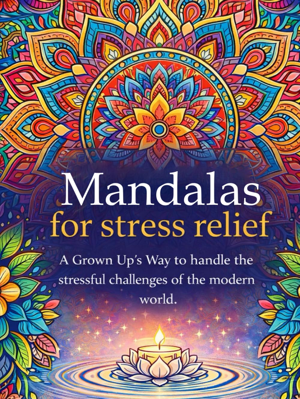 Mandalas for Stress Relief: 100 Intricate Designs for Mindfulness and Relaxation: An Adult Coloring Book for Anxiety Relief and Focus