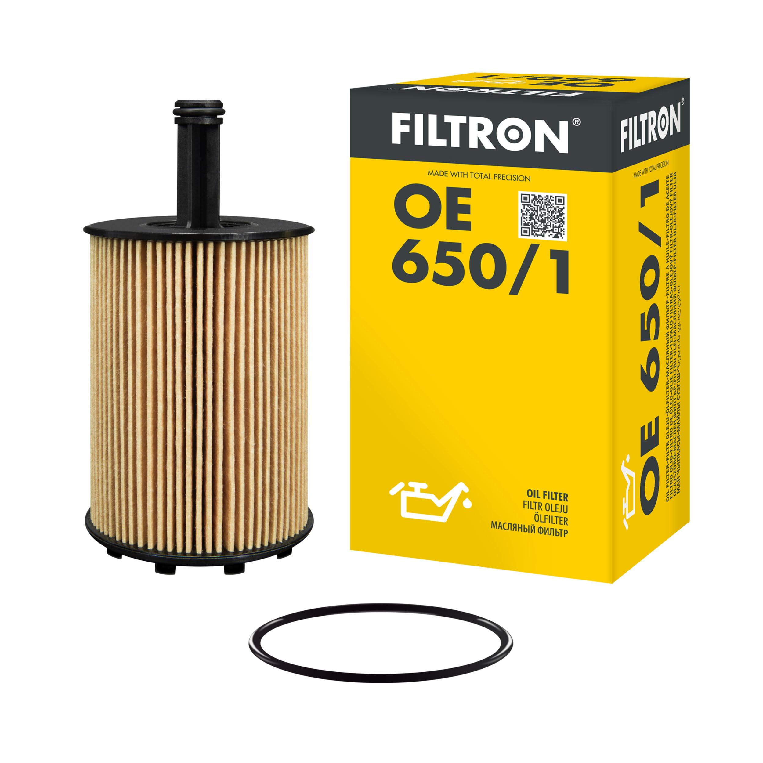 FILTRON OE650/1 oil filter.
