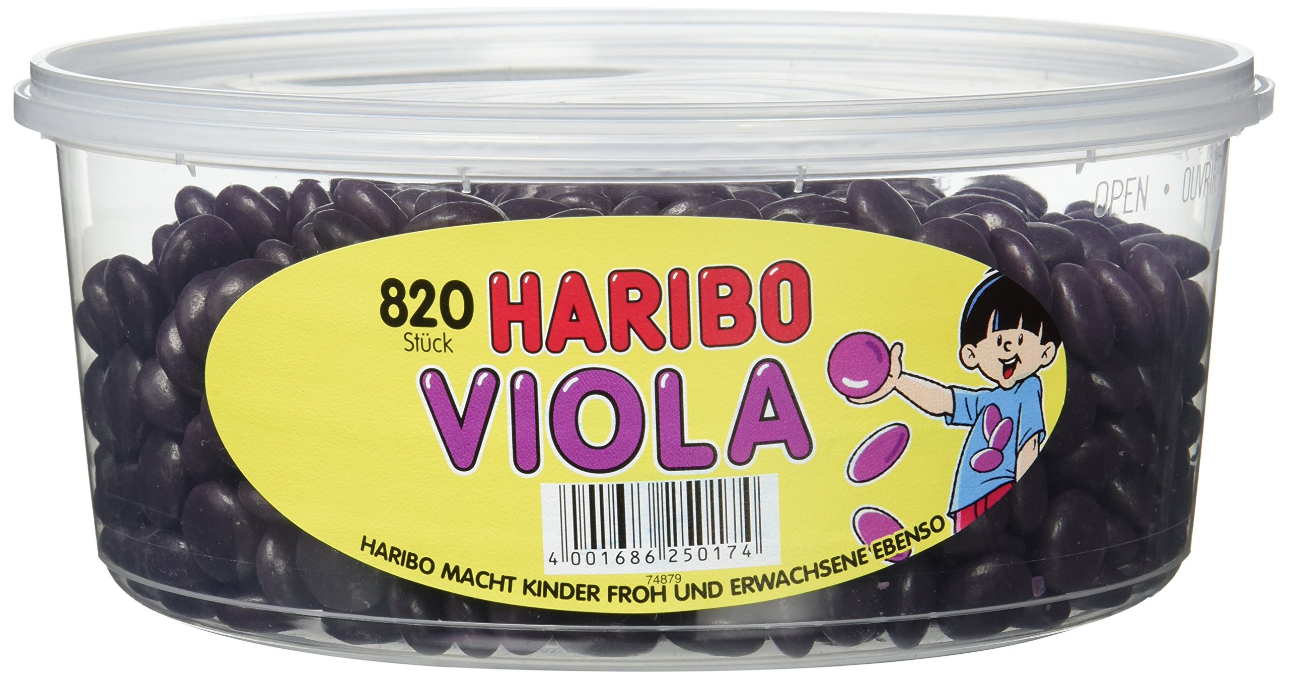 Haribo Viola 2 x 820 Stück in Runddose je 1148g