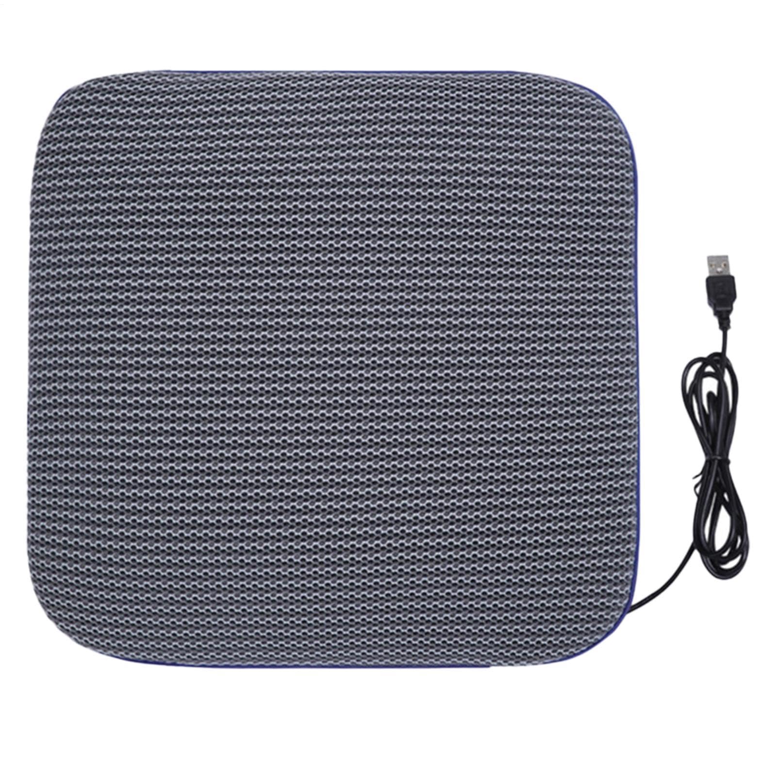 Cojín para Asiento de Coche - Cojín de Asiento de Coche con refrigeración | USB, cojín de asiento de coche transpirable, Cómodo cojín de asiento de coche con refrigeración USB para automóvil