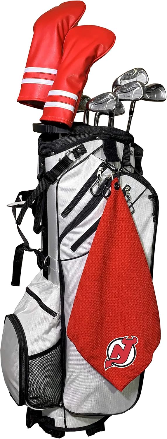 Team Golf NHLニュージャージーデビルズマイクロファイバーゴルフタオル、15x15(マルチカラー)