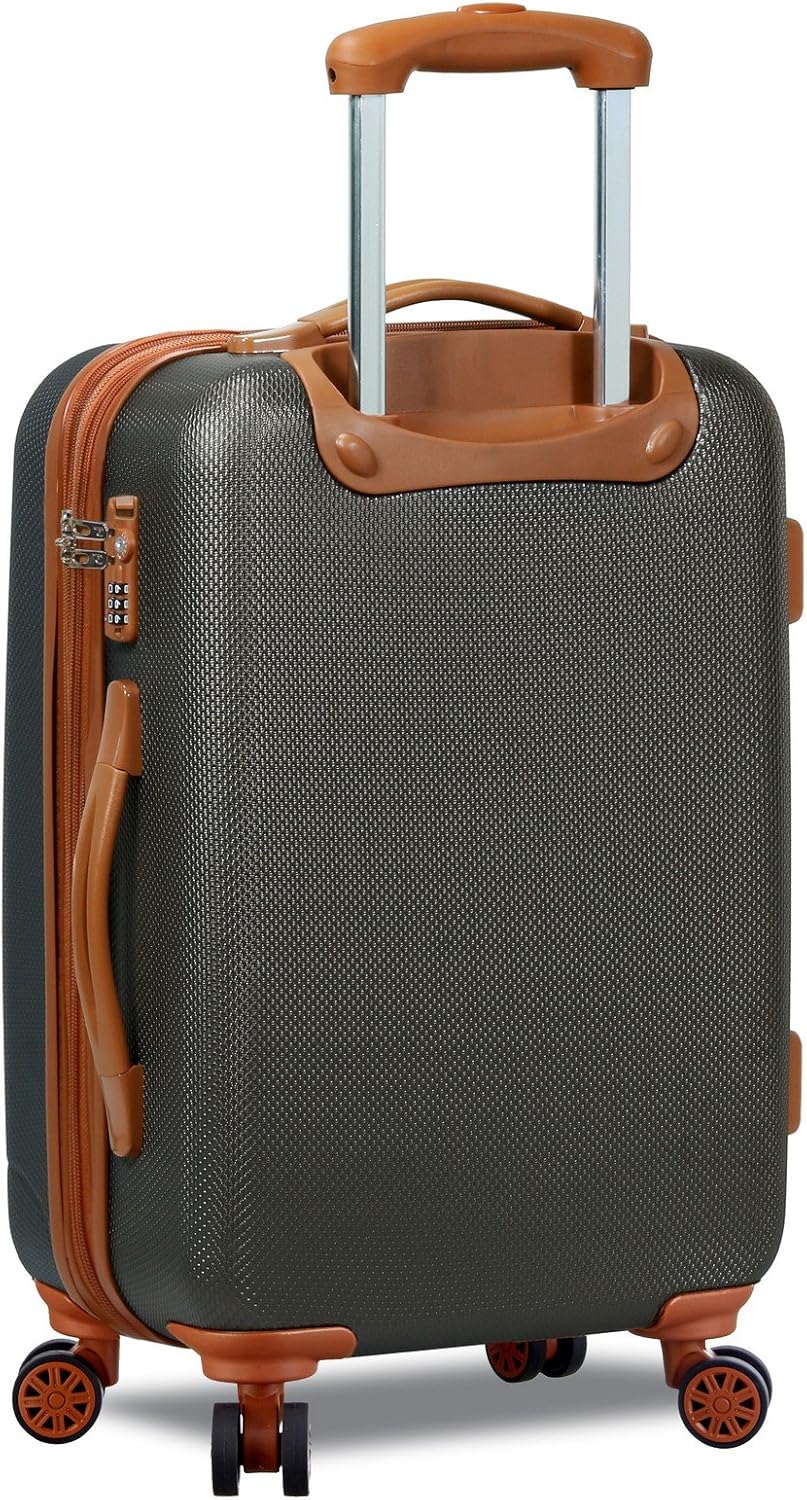 review Dejuno Legion New Generation 3-pc Hardside Spinner TSA Combination Lock Luggage Set,Expandable, Charcoal, 3-Piece