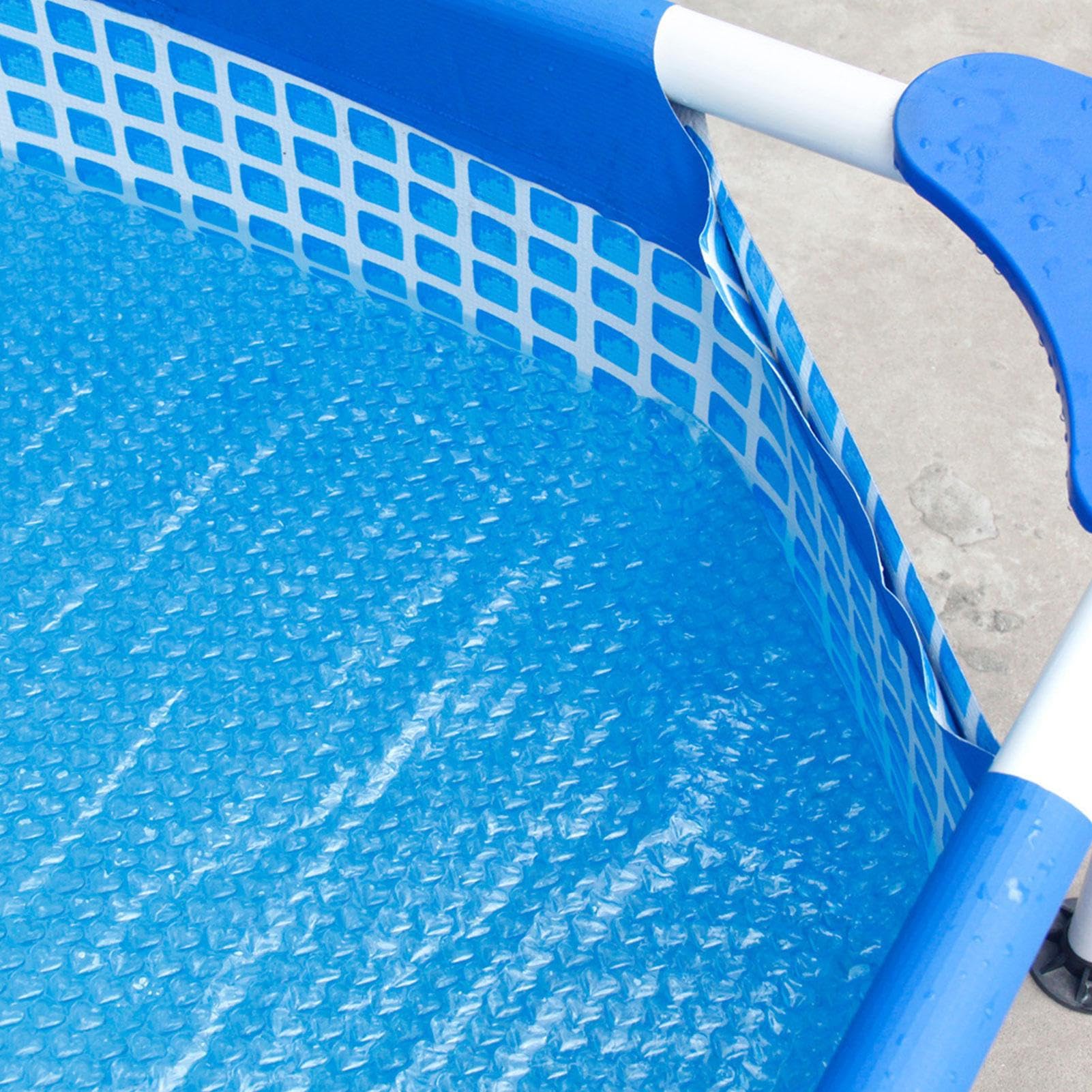 Cubierta Solar para Piscina, Cubierta Solar de Burbujas, Manta térmica para Piscinas, para Piscinas en el Suelo y sobre el Suelo, 300 cm