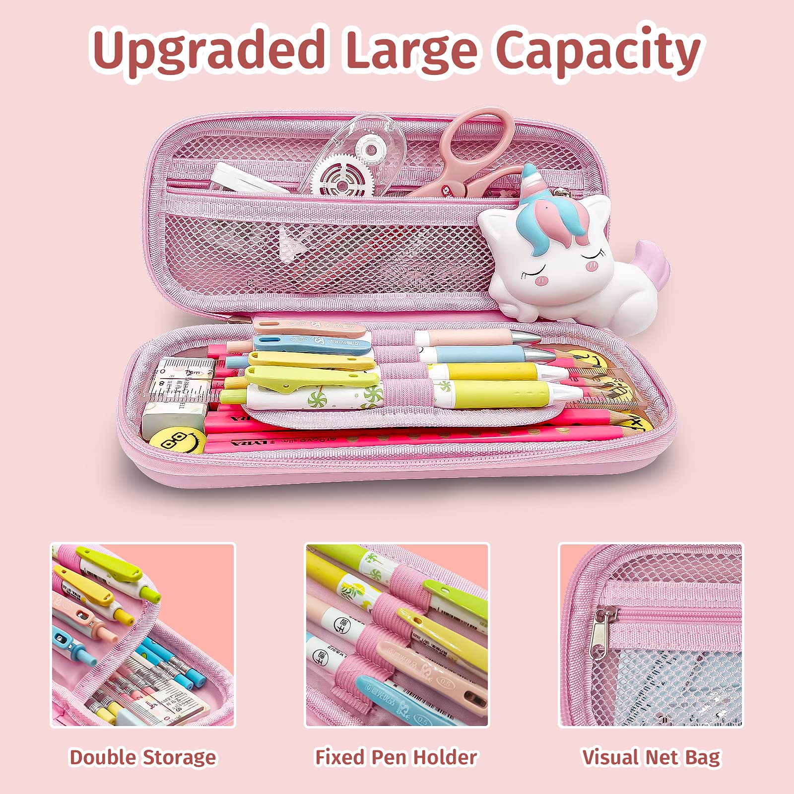 LEGAMI Astuccio 2 In 1 In Morbido Silicone Kawaii Unicorn - LEGKA0012 - Mornati Paglia
