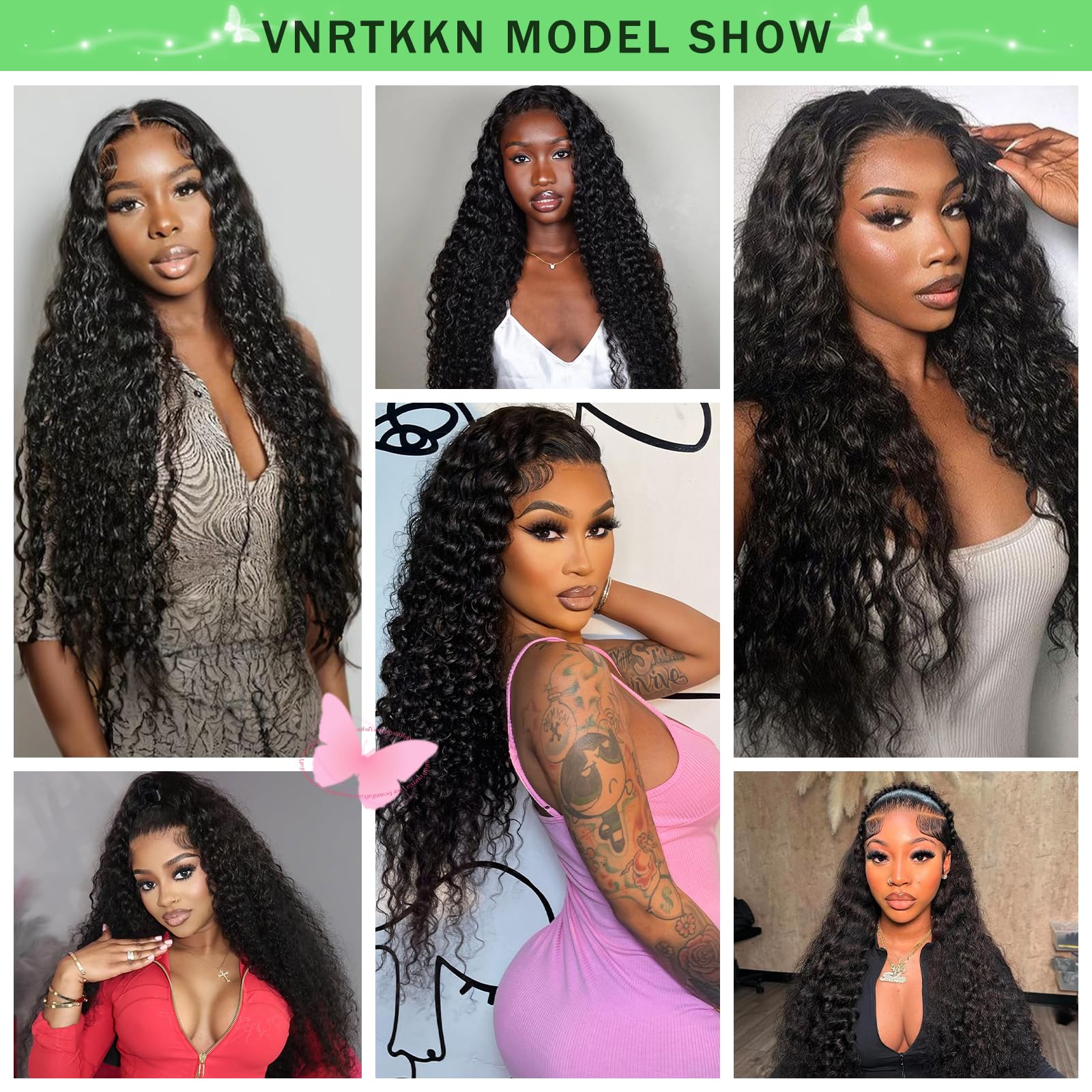 30 Inch 13x6 HD Lace Front Wig Human Hair 200 Density Deep Part Curly Amazon.com : Vnrtkkn 30 Inch 13x6 HD Lace Front Wigs Human  main image 2
