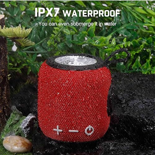 Miniatura 3 de Altavoz Bluetooth potente sonido estéreo, IPX7 impermeable, verdadero emparejamiento estéreo inalámbrico, diseño portátil, último Bluetooth V5.2 -