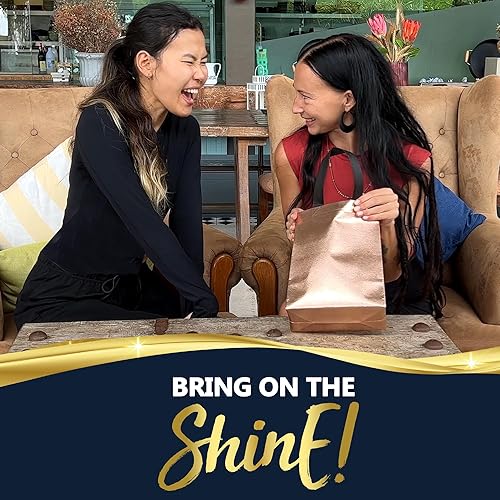 Miniatura 5 de Nush Nush Bolsas de regalo de oro rosa tamaño mediano  Juego de 12 bolsas de regalo reutilizables de oro rosa con asas  Bolsas de regalo de