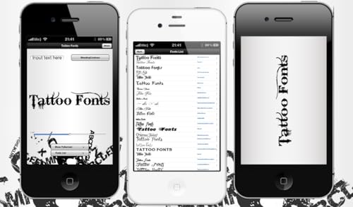 Text Tattoo Designer - Tattoo Fonts