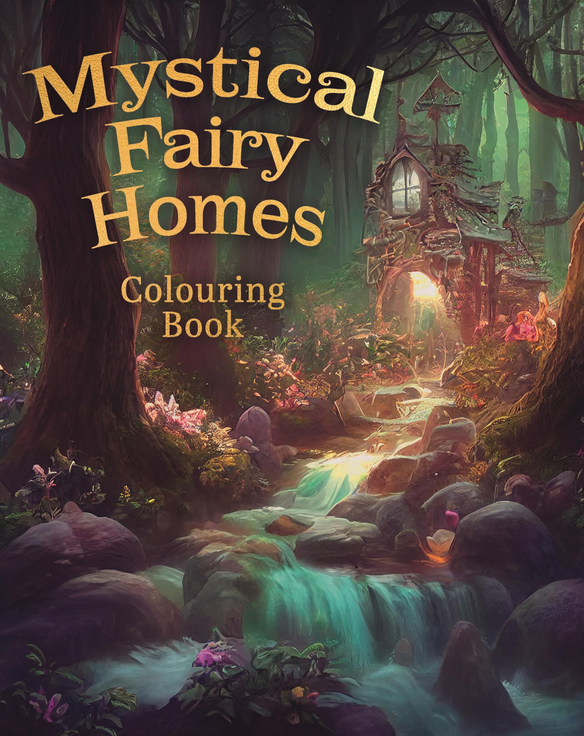 Mystical Fairy Homes Colouring (Arcturus Creative Colouring)
