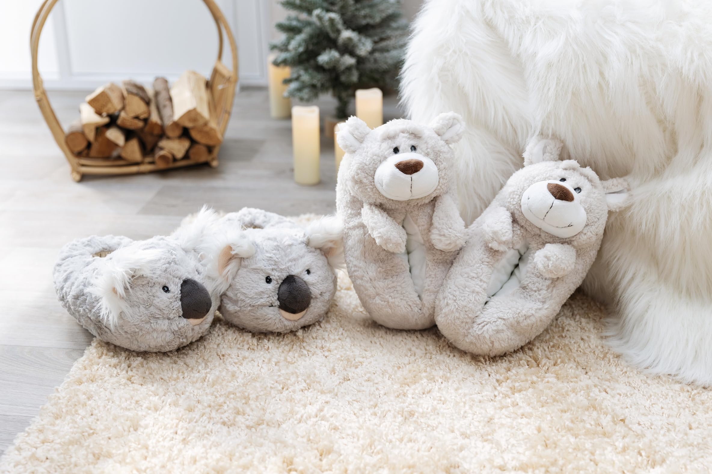 Nici 33317 Hausschuhe Koala figürlich Plüsch Wild Friends