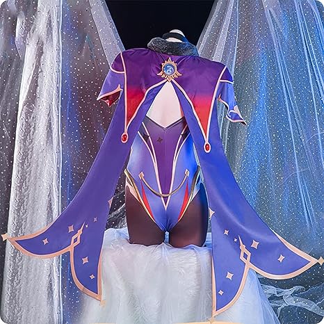 原神　モナ　コスプレ衣装一式　ウィッグ込み Amazon.co.jp: 『ウィッグ付き』【帽子/靴下付き】原神 モナ コスプレ