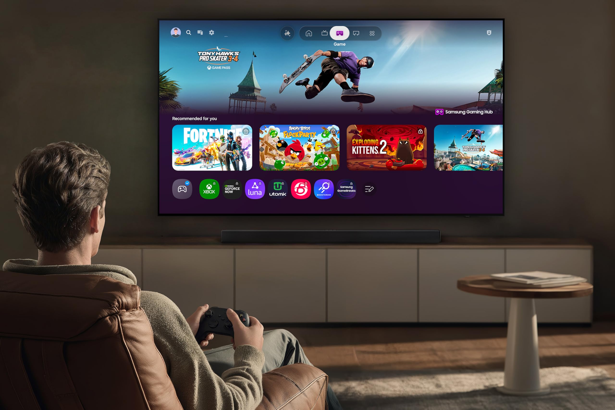 Samsung Smart TV 55 Pouces S85H, OLED 4K, Téléviseur Gaming 120Hz avec AI Upscaling, OLED HDR, Vision AI Companion, Object Tracking Sound Lite, Alexa Intégré [2026]