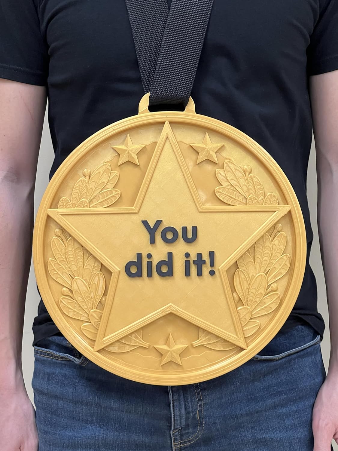 MunnyGrubbers - Comically Large 13 inch Award Medal - Funny Gift - Novelty Gift Award - (You did it)