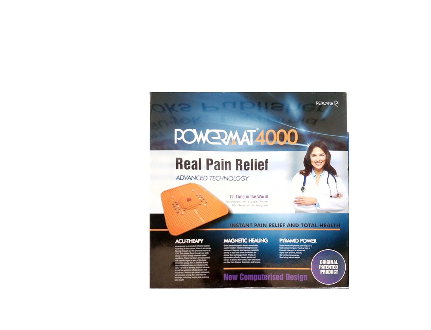 AHCS Acupressure Health Care Product Acupressure Powermat 4000, Yellow AHCS Acupressure Health Care Product Acupressure Powermat 4000, Yellow