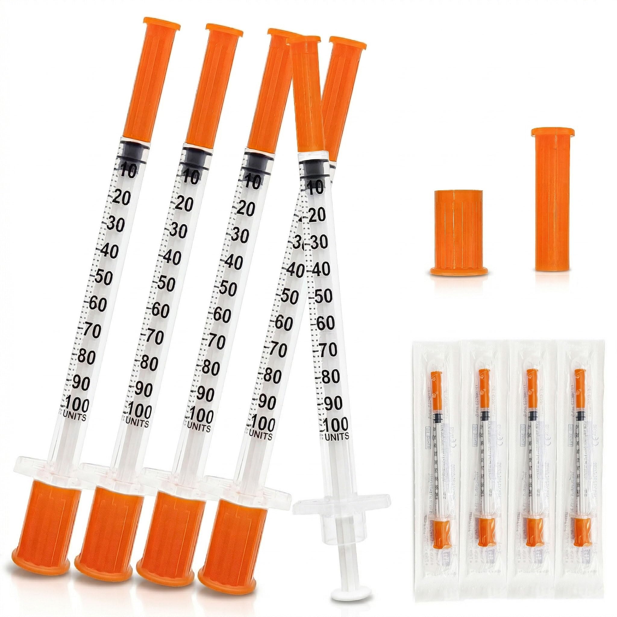 100PCS 0.5mL/cc 31 Ga 5/16in (8mm), Individually Wrapped,Single Use — Amazon image 9