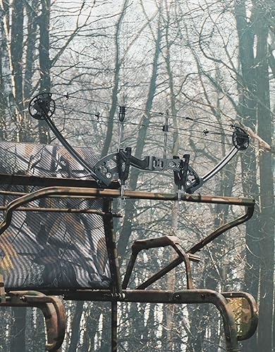 Miniatura 8 de KEMIMOTO Soporte para pistola ATV, soporte para arco de pistola para tubo cuadrado de 0.79 a 1.97 pulgadas, soporte de herramientas con correas de