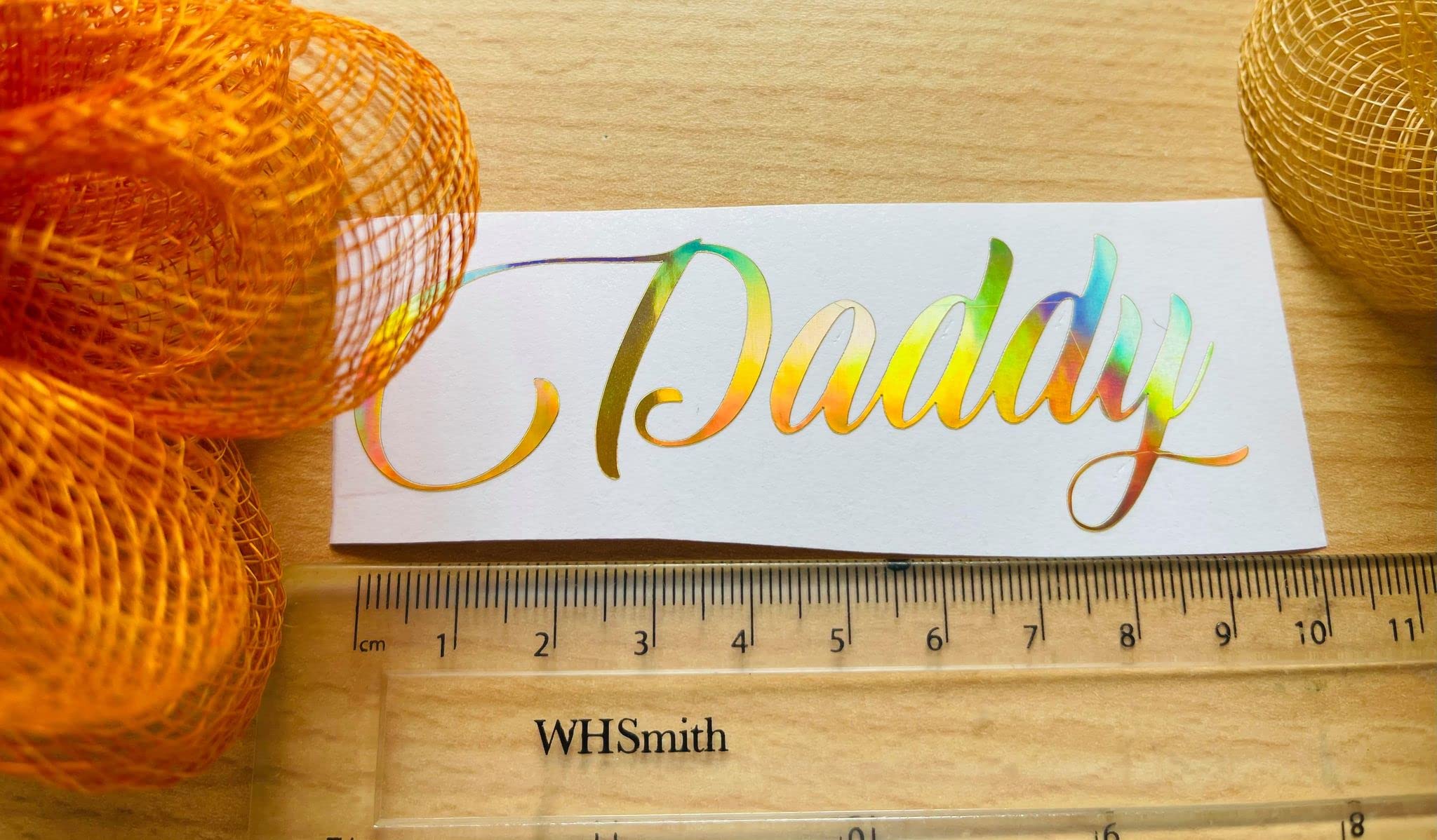 Murrielle Ltd Mettallic Gold Personalised Name Sticker Vinyl Decal Water Bottle Wine Glass Lunch Box Hen Do (Mettallic Gold)