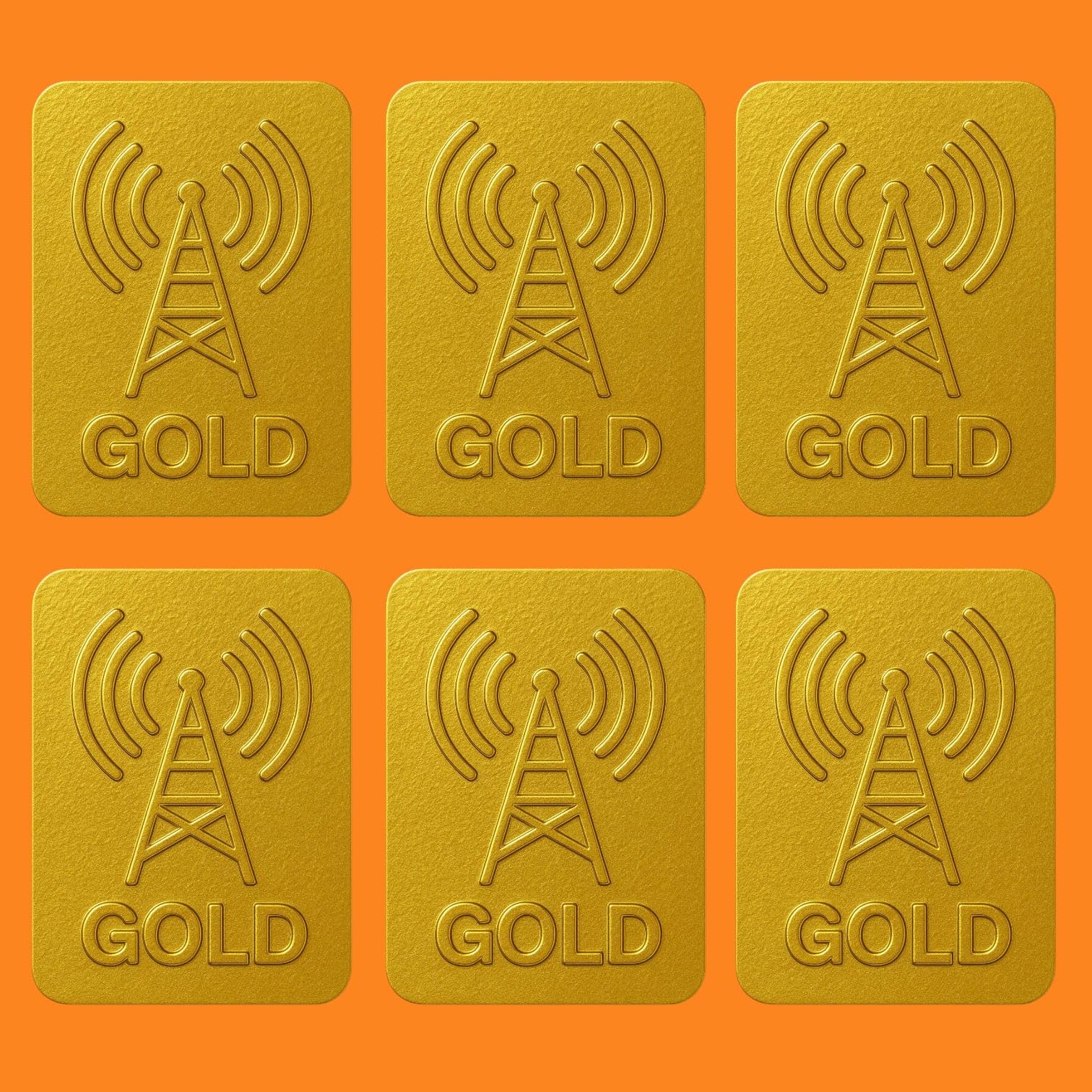 Mobile Anti Radiation Chip Gold Sticker for Memory, Focus and Brain Health-image-27