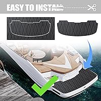 Vista 18 de Fullfire Suelo de lancha – Cubierta de espuma EVA para lanchas – Alfombra marina autoadhesiva para lanchas de motor, yate, kayak, RV