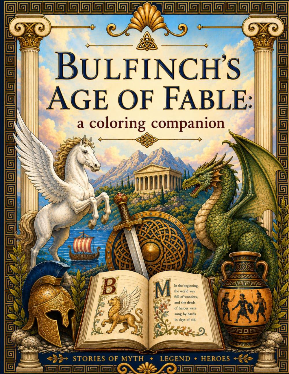 Bulfinch's Age of Fable: A Coloring Companion
