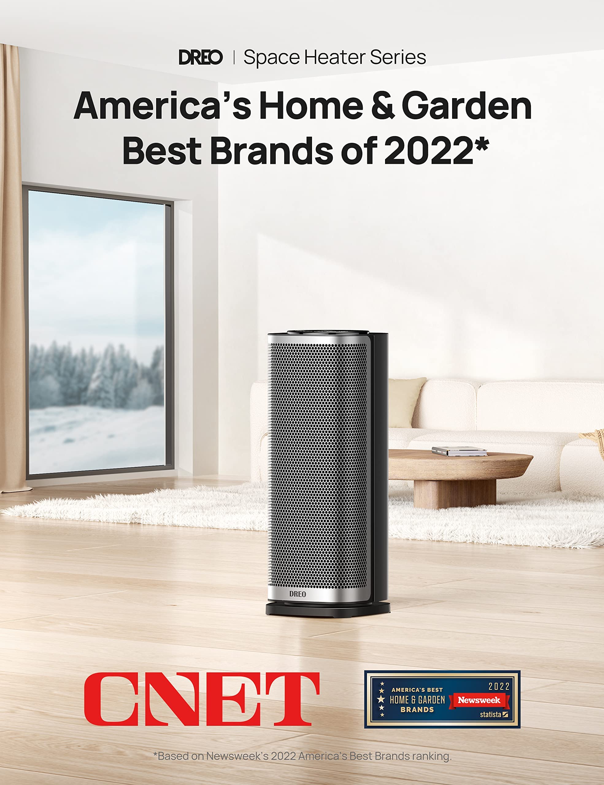 Amazon.com: Dreo 2022 Upgraded Oscillating Space Heater, Fast ...