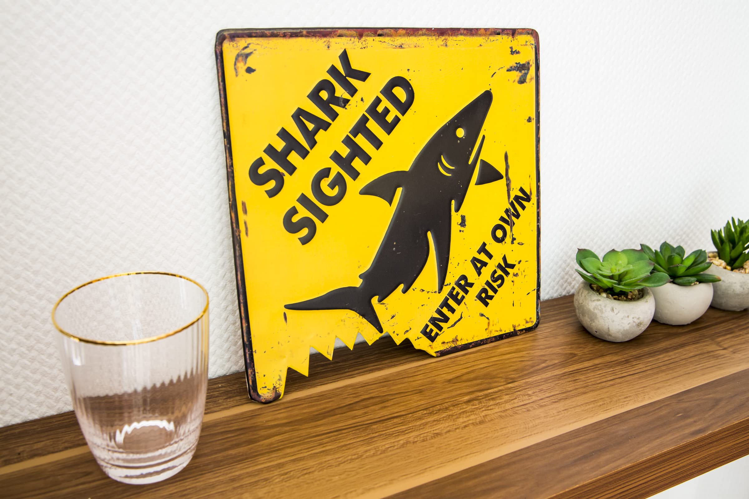 Plaque D’immatriculation Pirate Guy Harvey – Métal, Design Requins, Boucaniers