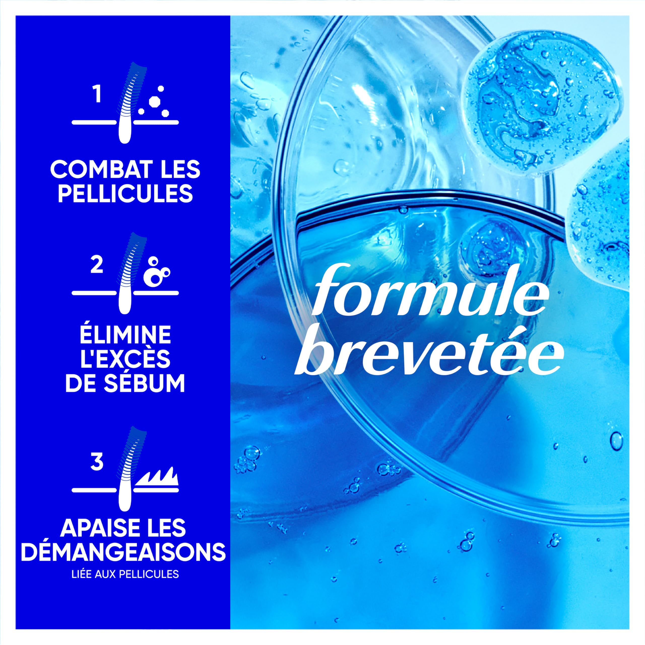 Head & Shoulders Classic Shampoing Antipelliculaire 1000ml avec Pompe