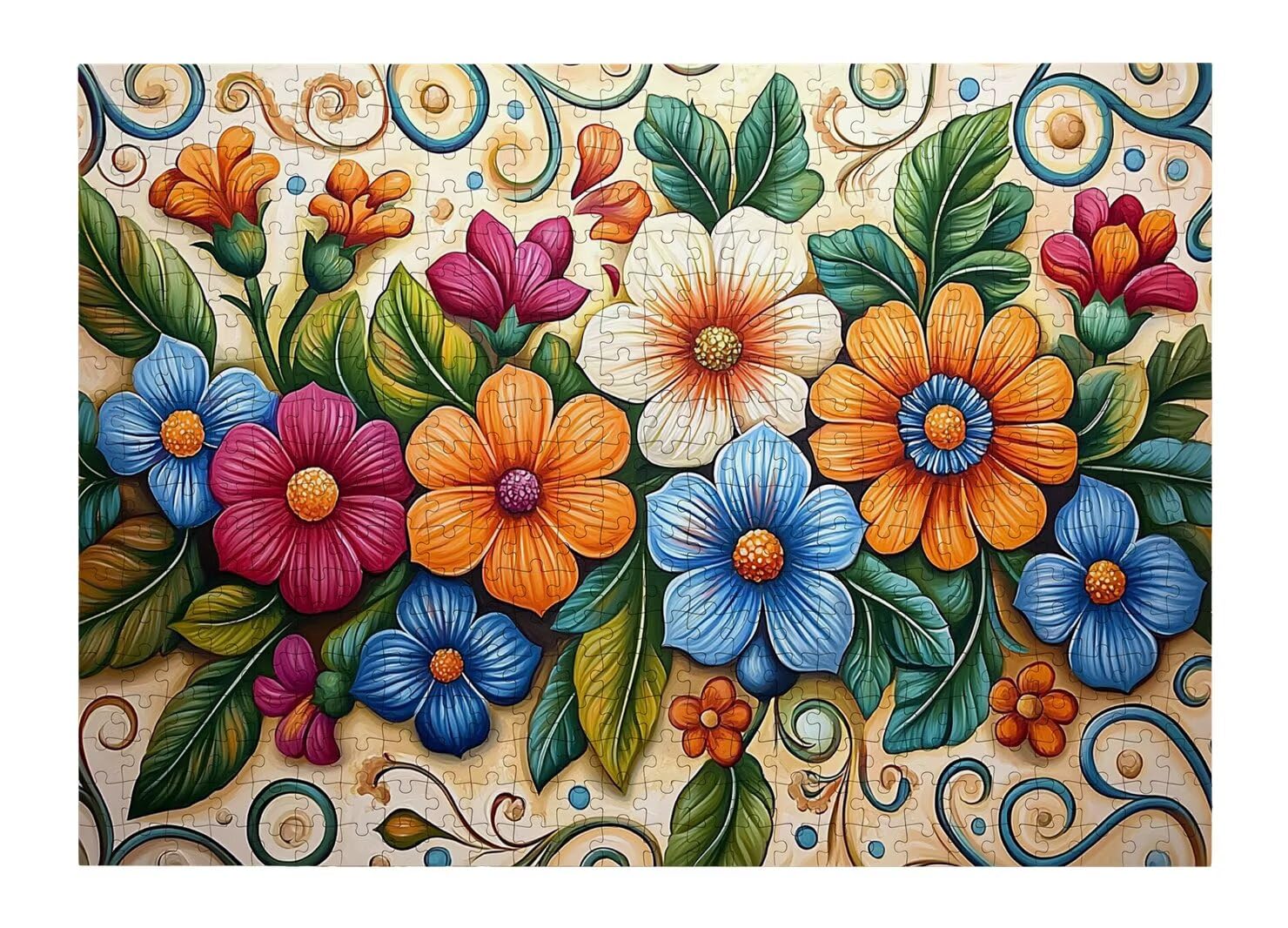 Puzzle dla dorosłych 1000, puzzle kwiatowe dla dorosłych -4392