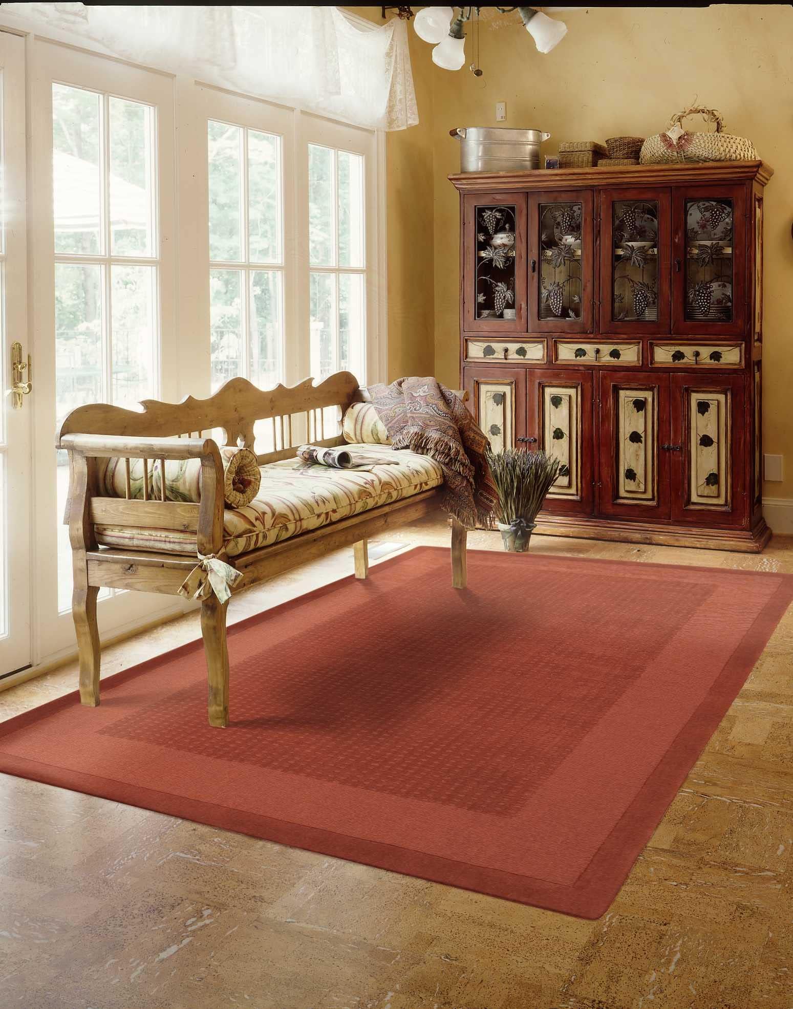 Nourison Home Westport Spice 3'6" x 5'6" Area Rug - Easy Clean, Non Shedding, Bed Room, Living Room, Dining Room, Kitchen (4' x 6')
