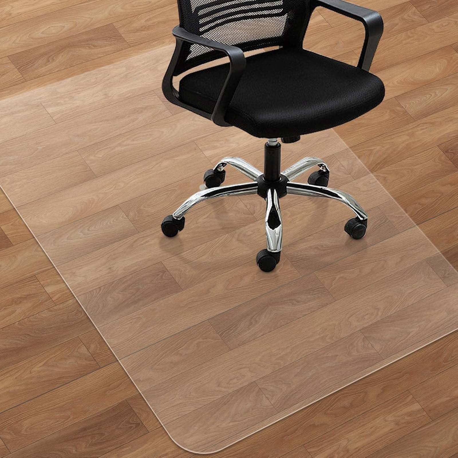 Clear Table Floor Protector Mat PVC Chair Mat for Hard Floors Anti Scratch Waterproof Easy Clean Non-Slip for
