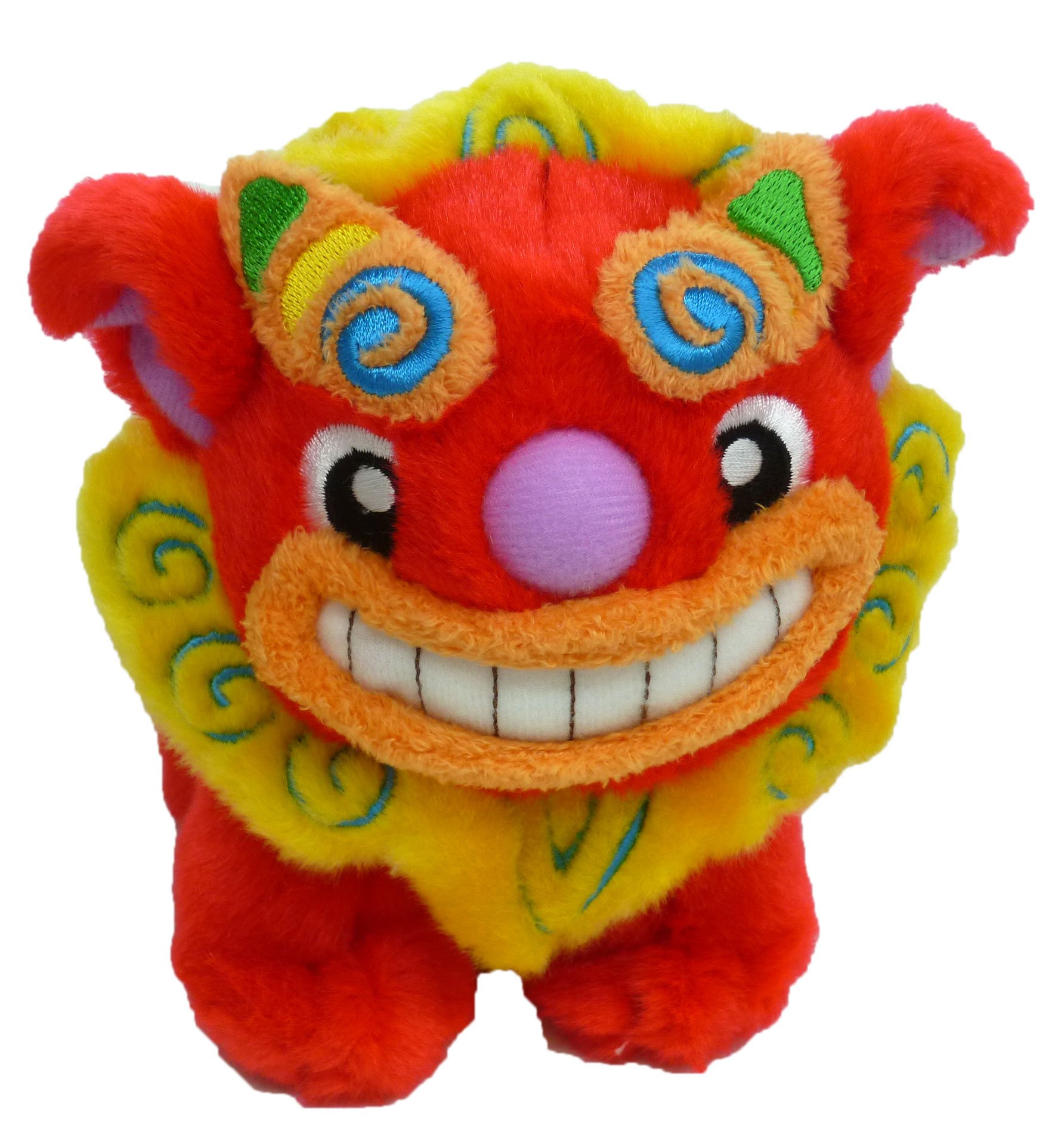 Amazon.co.jp: シーサーぬいぐるみ 赤 (Sサイズ) : おもちゃ