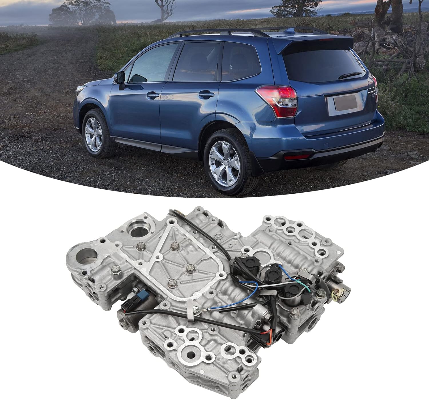 EVGATSAUTO TR690 Solenoid Valve Body Kit for Subaru Outback 2.5L CVT Automatic Transmission – ABS-Compatible Valve Body Assembly with Metal Components