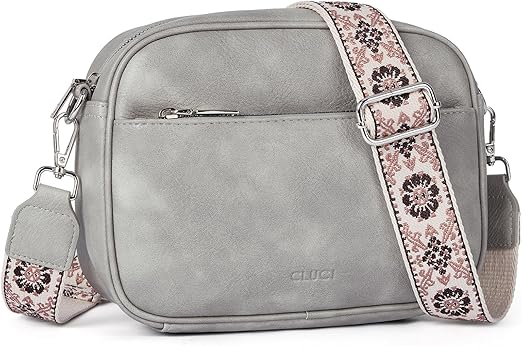 CLUCI Crossbody Bags for Women Trendy, Vegan Leather Shoulder Handbags,Purses for Women with Adjustable Wide Strap
