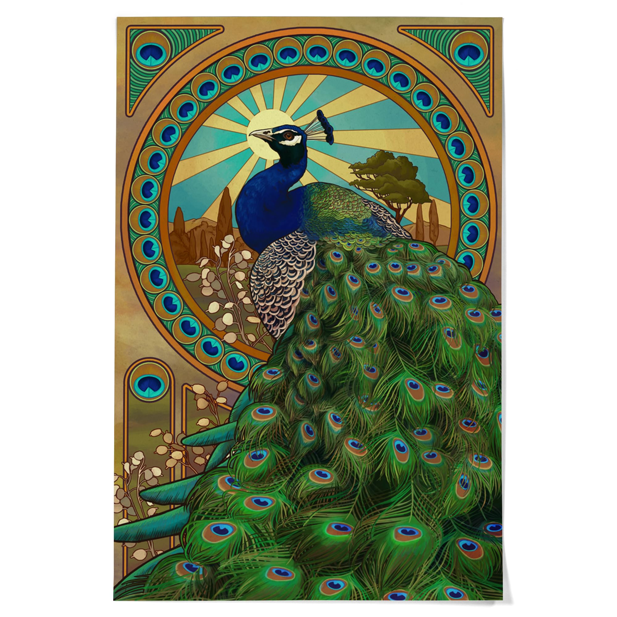 Amazon.com: Lantern Press 36x54 Inch Giclee Art Print Wall Decor