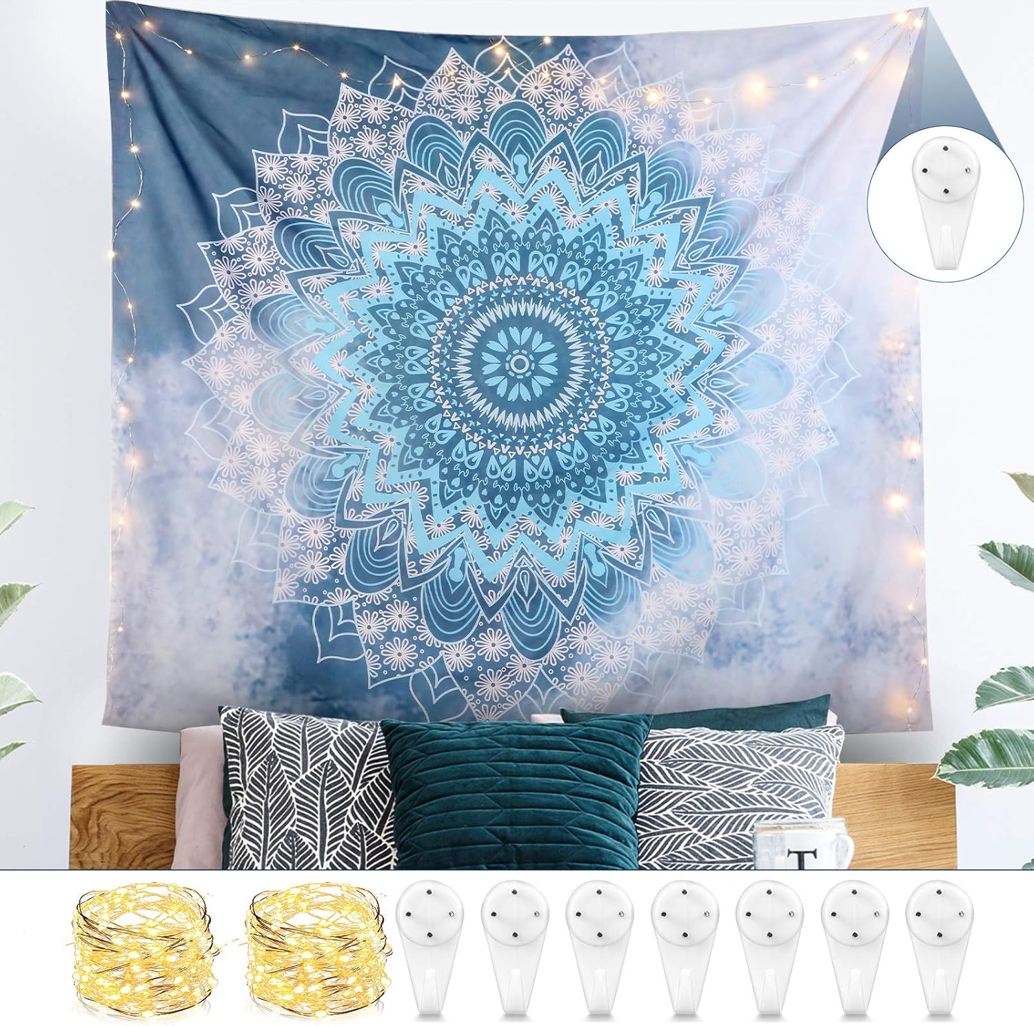 Bohemian Mandala Tapestry Mystic Boho Tapestries with