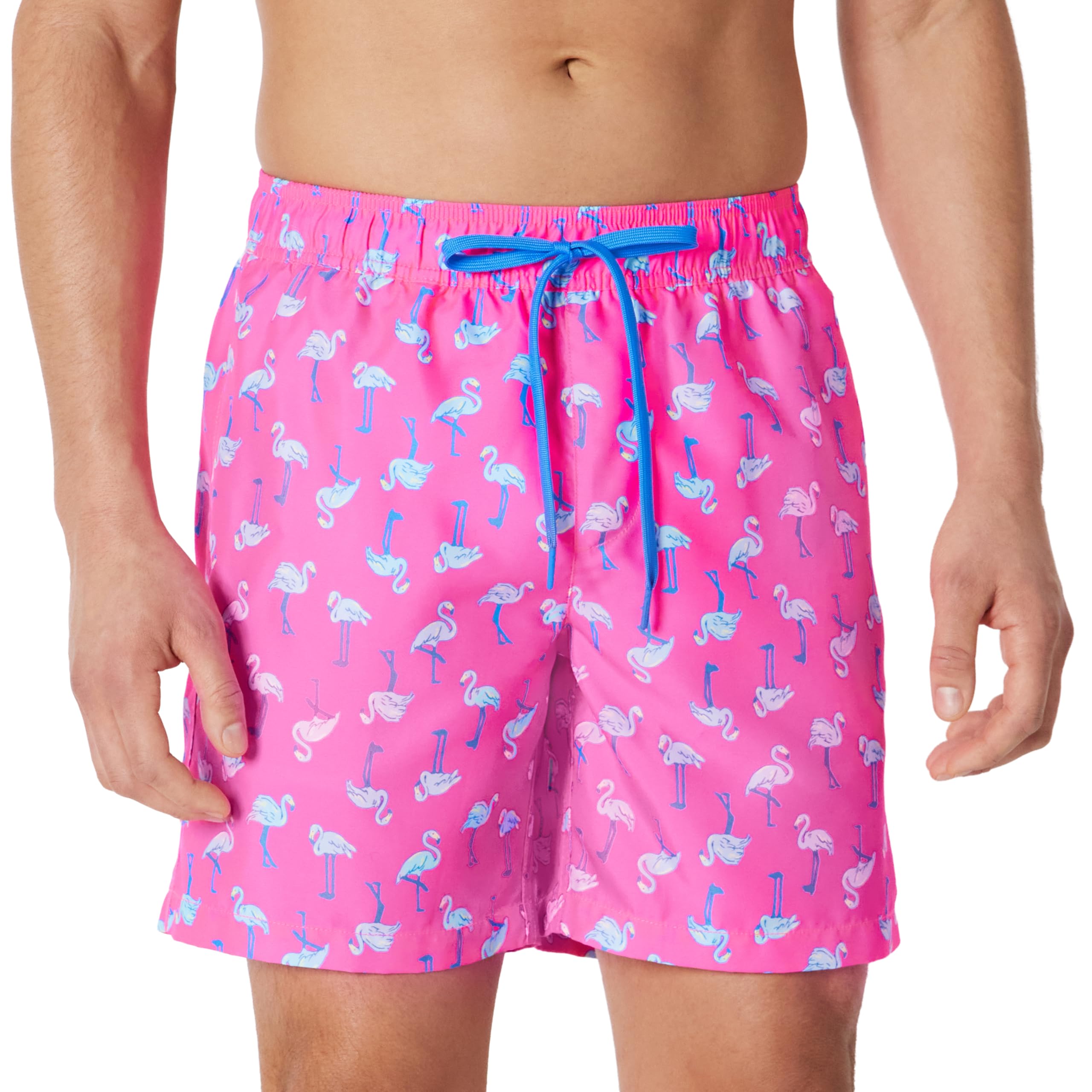 Amazon Essentials Herren Badehose mit Netzfutter, Taschen und Kordelzugverschluss