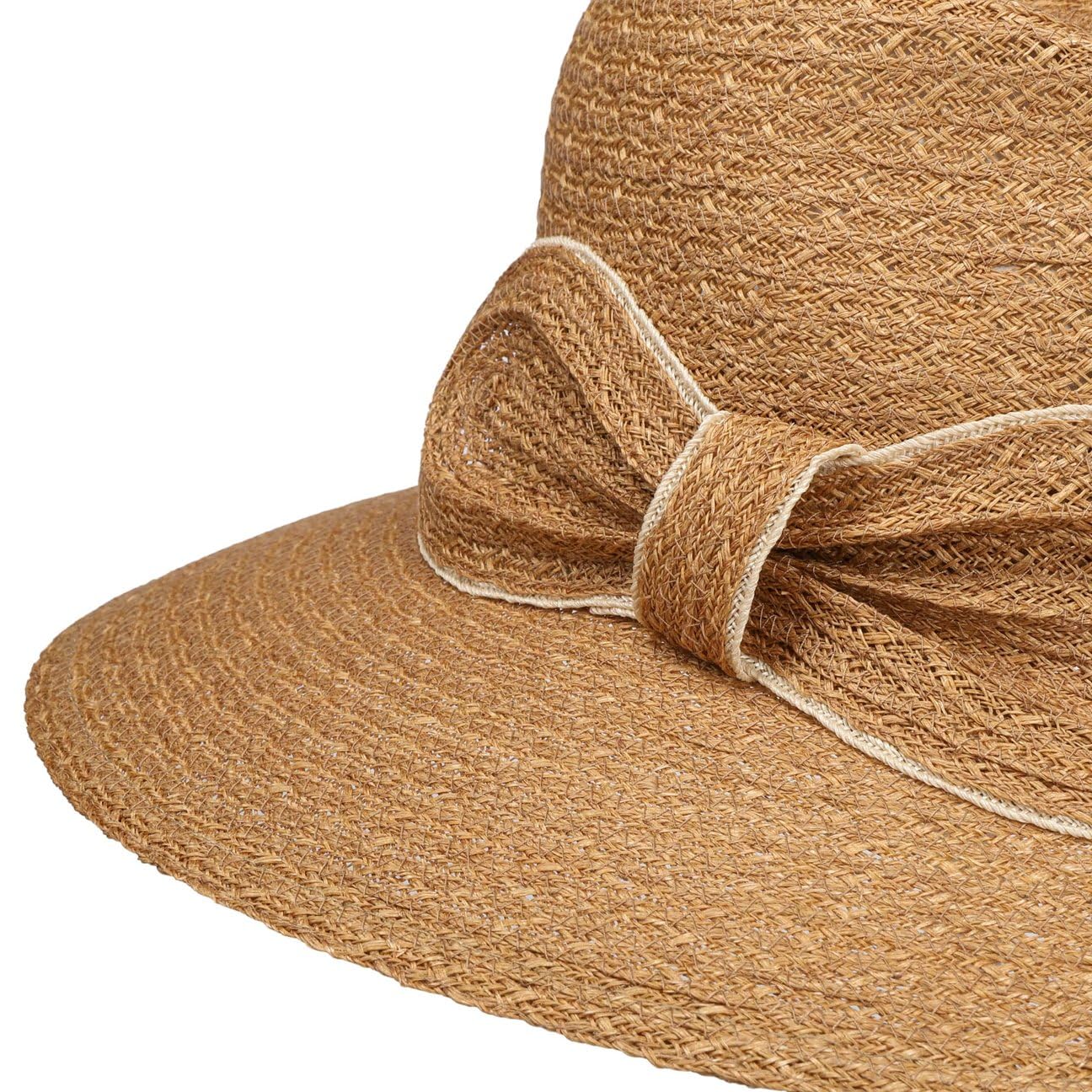 CAPPELLISHOP Hilary Cappello a Tesa Larga con Fiocco Prodotto in UE Donna Primavera Estate