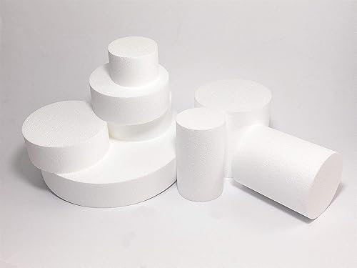 Miniatura 2 de Muchos tamaños - Disco circular de espuma artesanal paquete de 6 unidades de 1 pulgada de grosor 14 pulgadas de diámetro 6 piezas solamente