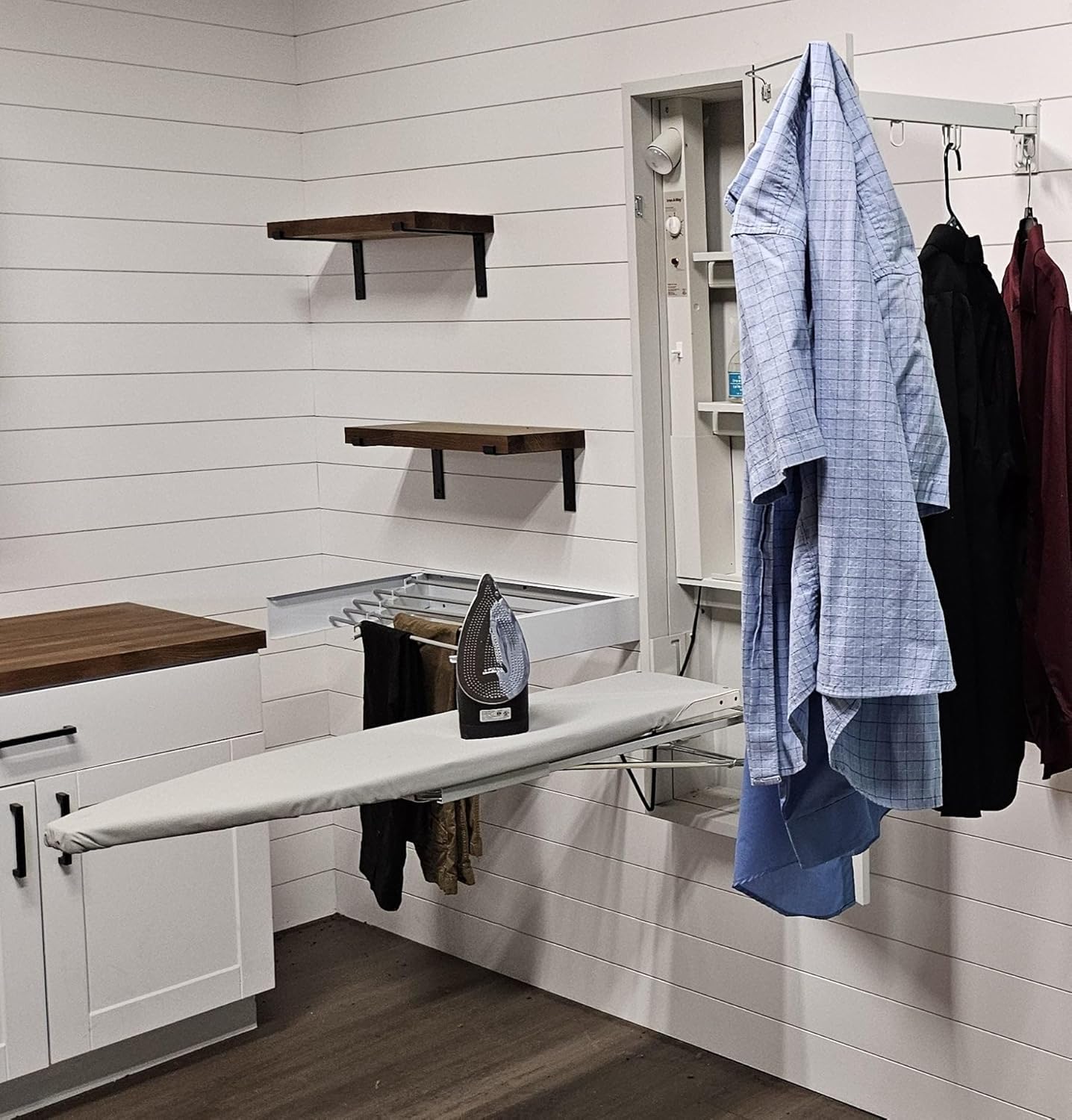 Iron-A-Way Wall Mounted Z Fold Drying Rack