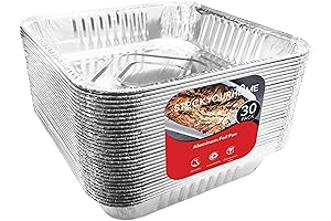 Stock Your Home Square Pans, 9x9 Aluminum Foil Pans