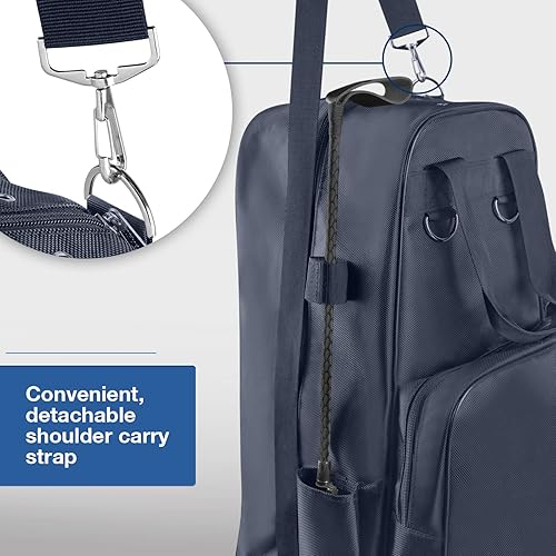 Miniatura 5 de Harrison Howard Equestrian Pack Equipment Bolsa de transporte multifuncional para botas Casco Horsewhip Horse Riding Pack Equipment - Navy