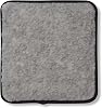 Hotties Micro Hottie - Microwave Hot Water Bottle - Lambswool Fleece - Grey